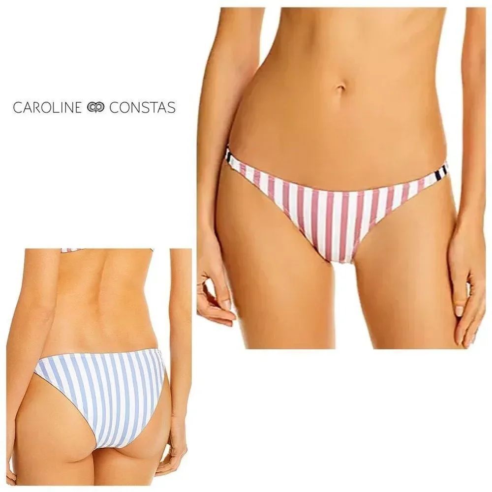 New. Caroline Constas nautical stripe bikini bottom. Large. Retails $125.